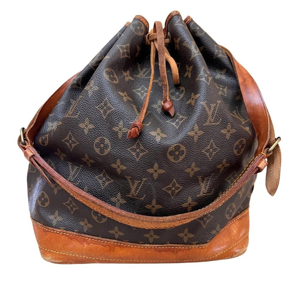 Authentic Louis Vuitton Shoulder Bag Noe Monogram Used LV Handbag Vintage